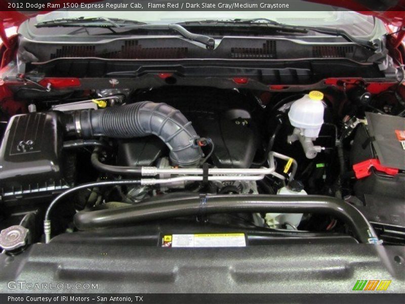 Flame Red / Dark Slate Gray/Medium Graystone 2012 Dodge Ram 1500 Express Regular Cab
