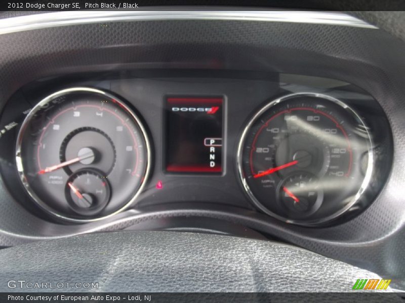 Pitch Black / Black 2012 Dodge Charger SE