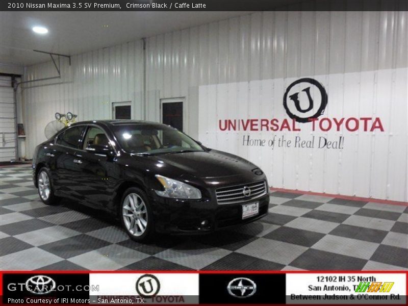 Crimson Black / Caffe Latte 2010 Nissan Maxima 3.5 SV Premium
