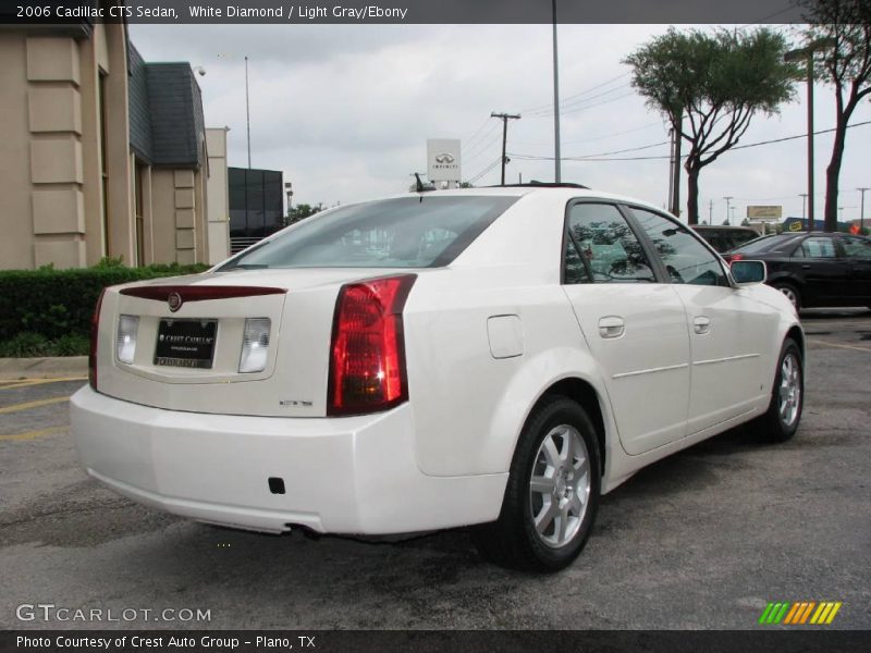 White Diamond / Light Gray/Ebony 2006 Cadillac CTS Sedan