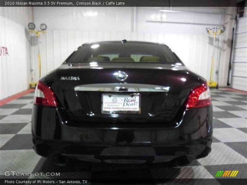 Crimson Black / Caffe Latte 2010 Nissan Maxima 3.5 SV Premium