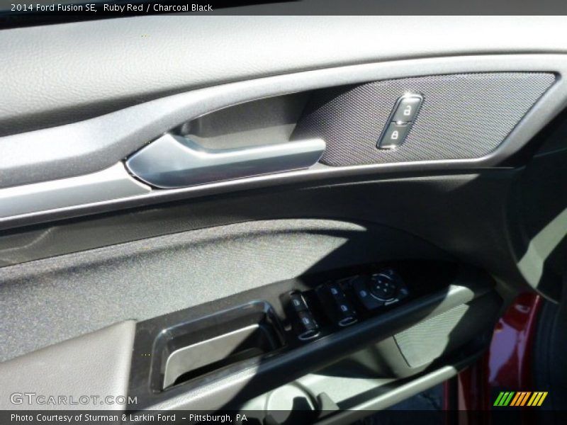 Ruby Red / Charcoal Black 2014 Ford Fusion SE