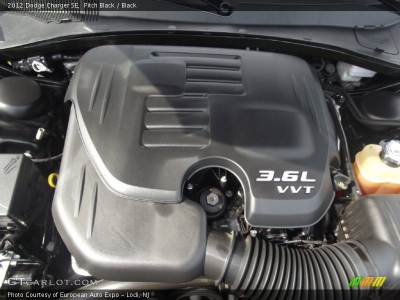 Pitch Black / Black 2012 Dodge Charger SE