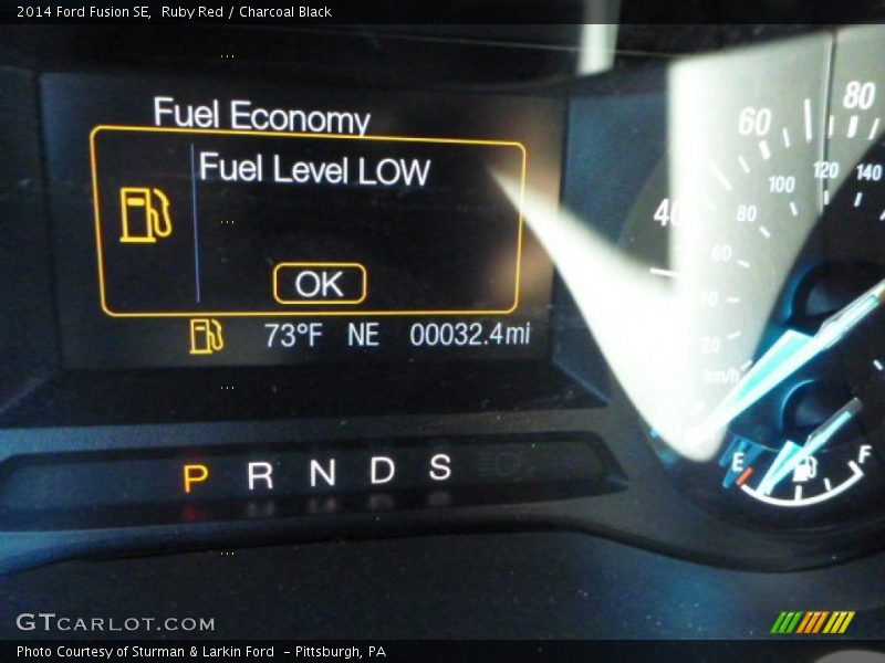 Ruby Red / Charcoal Black 2014 Ford Fusion SE