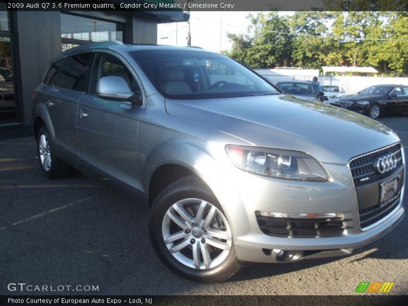 Condor Grey Metallic / Limestone Grey 2009 Audi Q7 3.6 Premium quattro