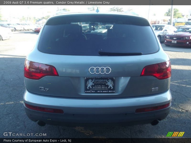 Condor Grey Metallic / Limestone Grey 2009 Audi Q7 3.6 Premium quattro