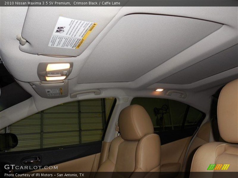 Crimson Black / Caffe Latte 2010 Nissan Maxima 3.5 SV Premium