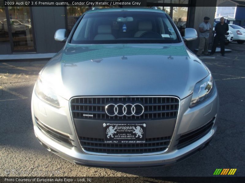 Condor Grey Metallic / Limestone Grey 2009 Audi Q7 3.6 Premium quattro