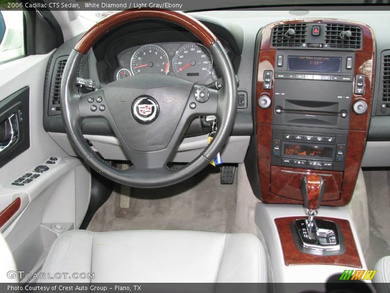 White Diamond / Light Gray/Ebony 2006 Cadillac CTS Sedan