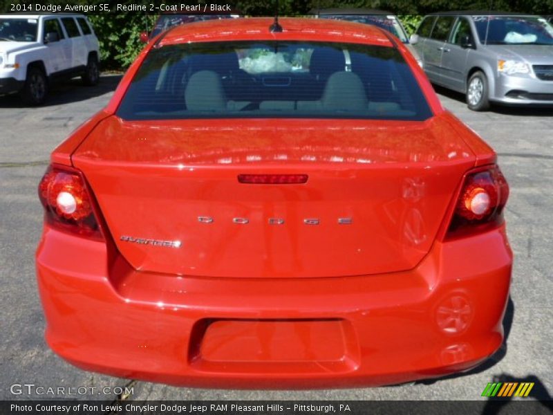 Redline 2-Coat Pearl / Black 2014 Dodge Avenger SE