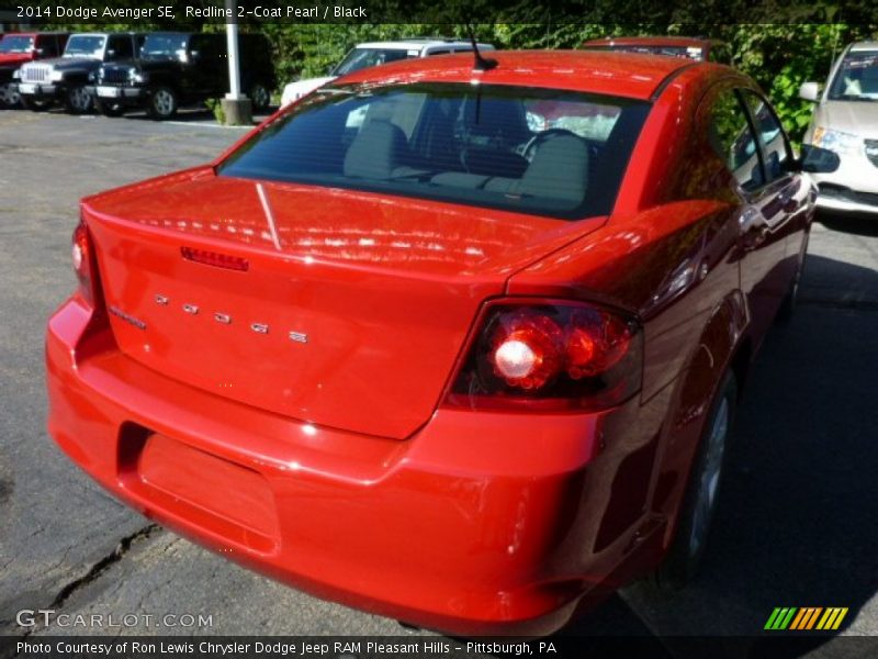 Redline 2-Coat Pearl / Black 2014 Dodge Avenger SE