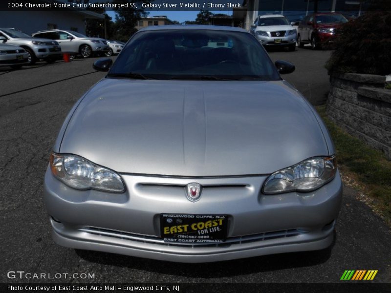 Galaxy Silver Metallic / Ebony Black 2004 Chevrolet Monte Carlo Supercharged SS