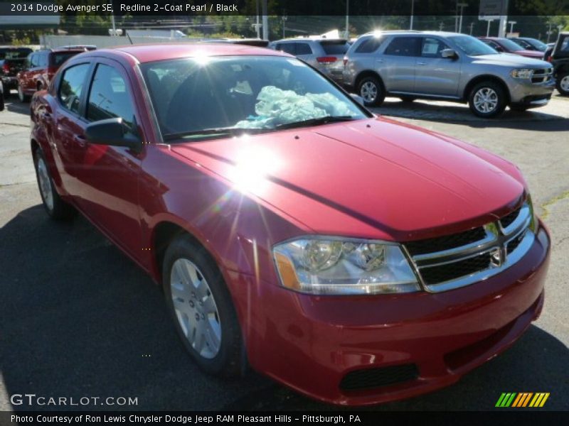 Redline 2-Coat Pearl / Black 2014 Dodge Avenger SE