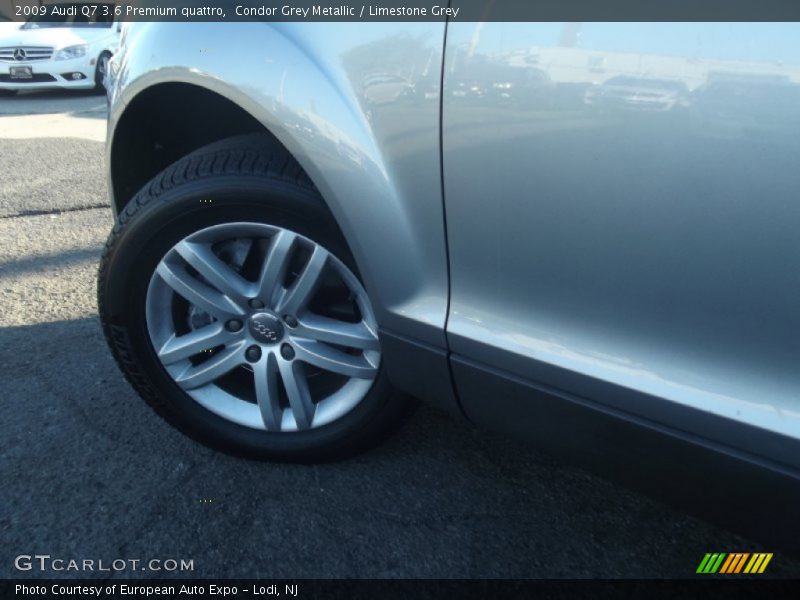 Condor Grey Metallic / Limestone Grey 2009 Audi Q7 3.6 Premium quattro