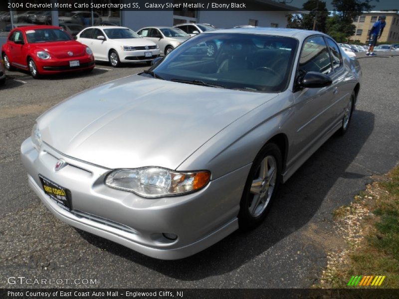 Galaxy Silver Metallic / Ebony Black 2004 Chevrolet Monte Carlo Supercharged SS