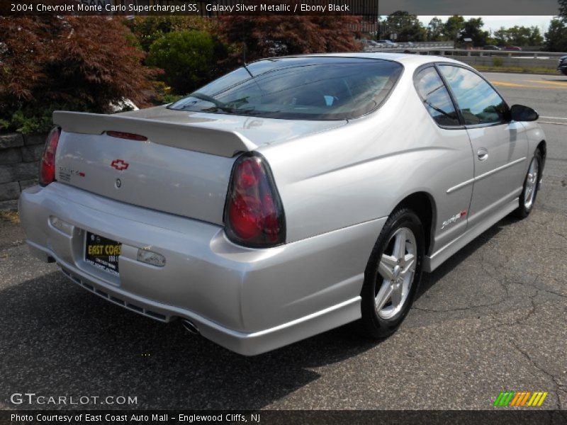 Galaxy Silver Metallic / Ebony Black 2004 Chevrolet Monte Carlo Supercharged SS