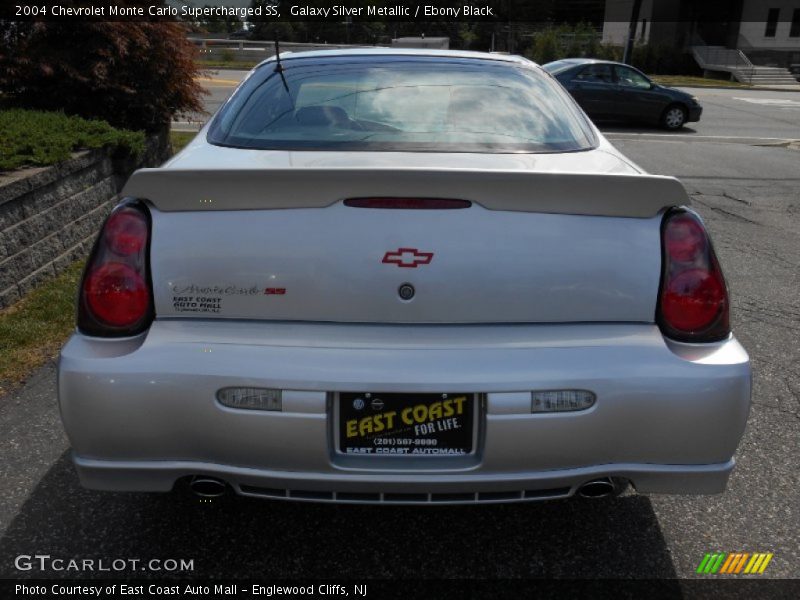 Galaxy Silver Metallic / Ebony Black 2004 Chevrolet Monte Carlo Supercharged SS