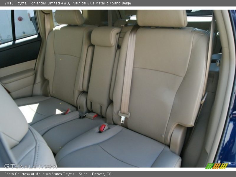 Nautical Blue Metallic / Sand Beige 2013 Toyota Highlander Limited 4WD