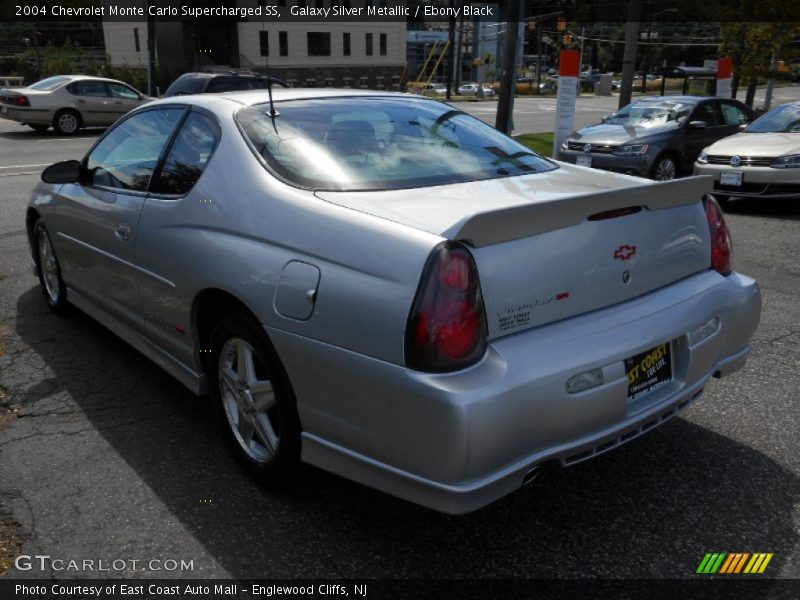 Galaxy Silver Metallic / Ebony Black 2004 Chevrolet Monte Carlo Supercharged SS