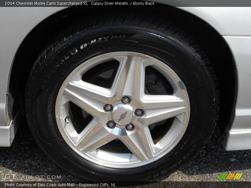 Galaxy Silver Metallic / Ebony Black 2004 Chevrolet Monte Carlo Supercharged SS