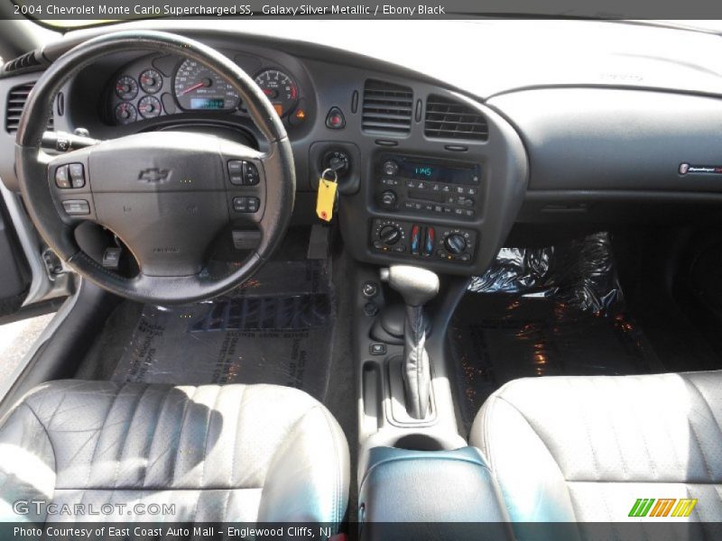Galaxy Silver Metallic / Ebony Black 2004 Chevrolet Monte Carlo Supercharged SS