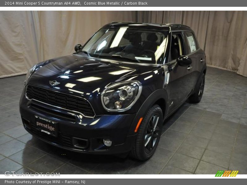 Cosmic Blue Metallic / Carbon Black 2014 Mini Cooper S Countryman All4 AWD