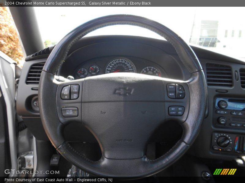 Galaxy Silver Metallic / Ebony Black 2004 Chevrolet Monte Carlo Supercharged SS