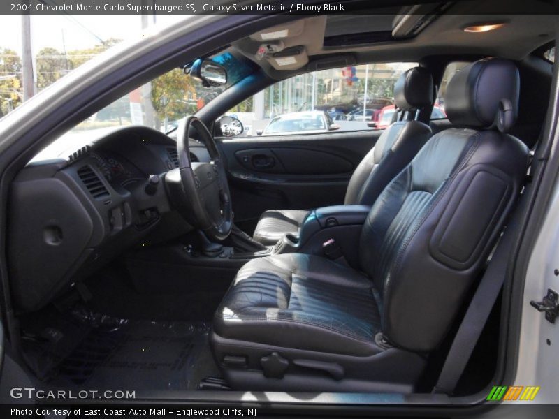 Galaxy Silver Metallic / Ebony Black 2004 Chevrolet Monte Carlo Supercharged SS