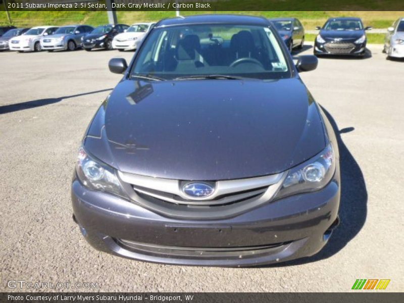 Dark Gray Metallic / Carbon Black 2011 Subaru Impreza 2.5i Sedan