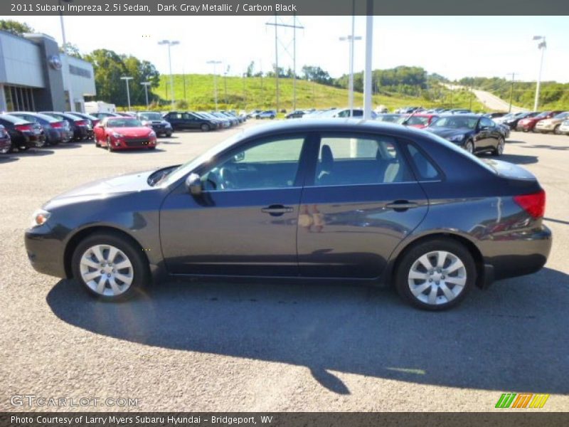 Dark Gray Metallic / Carbon Black 2011 Subaru Impreza 2.5i Sedan