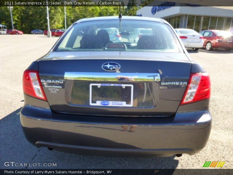 Dark Gray Metallic / Carbon Black 2011 Subaru Impreza 2.5i Sedan