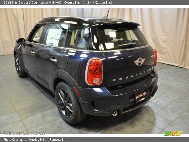 Cosmic Blue Metallic / Carbon Black 2014 Mini Cooper S Countryman All4 AWD