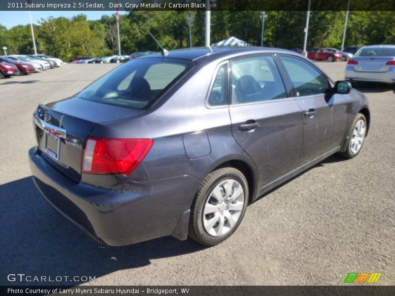 Dark Gray Metallic / Carbon Black 2011 Subaru Impreza 2.5i Sedan