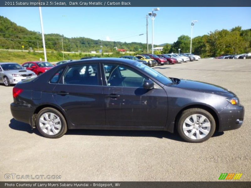 Dark Gray Metallic / Carbon Black 2011 Subaru Impreza 2.5i Sedan