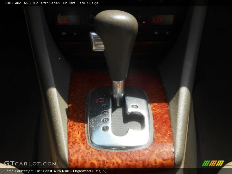Brilliant Black / Beige 2003 Audi A6 3.0 quattro Sedan