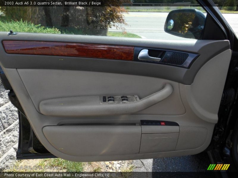 Brilliant Black / Beige 2003 Audi A6 3.0 quattro Sedan