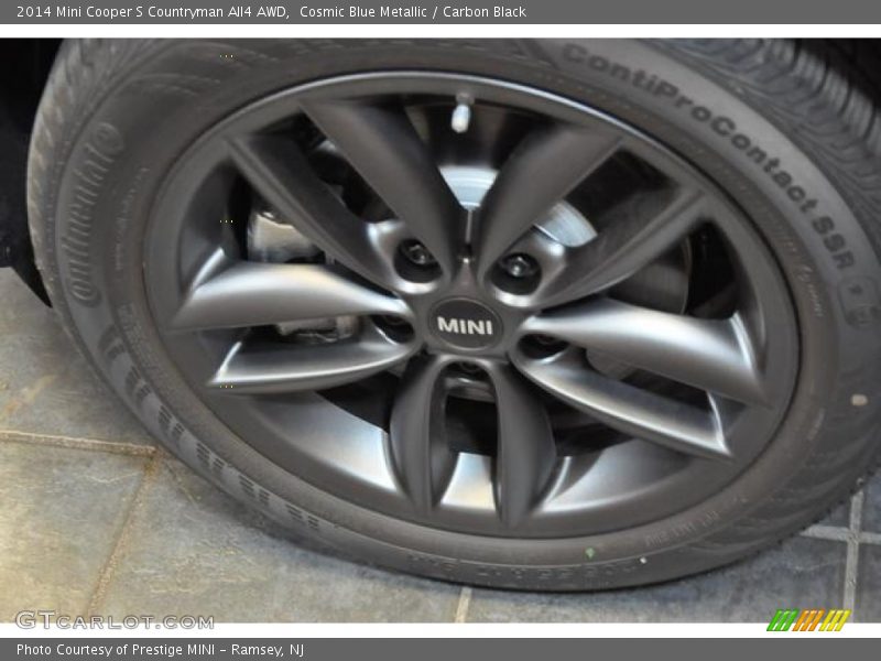 Cosmic Blue Metallic / Carbon Black 2014 Mini Cooper S Countryman All4 AWD