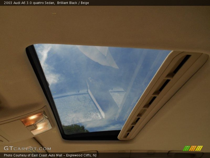 Brilliant Black / Beige 2003 Audi A6 3.0 quattro Sedan