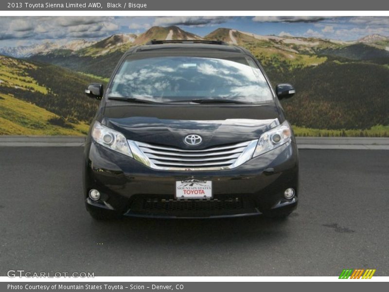 Black / Bisque 2013 Toyota Sienna Limited AWD