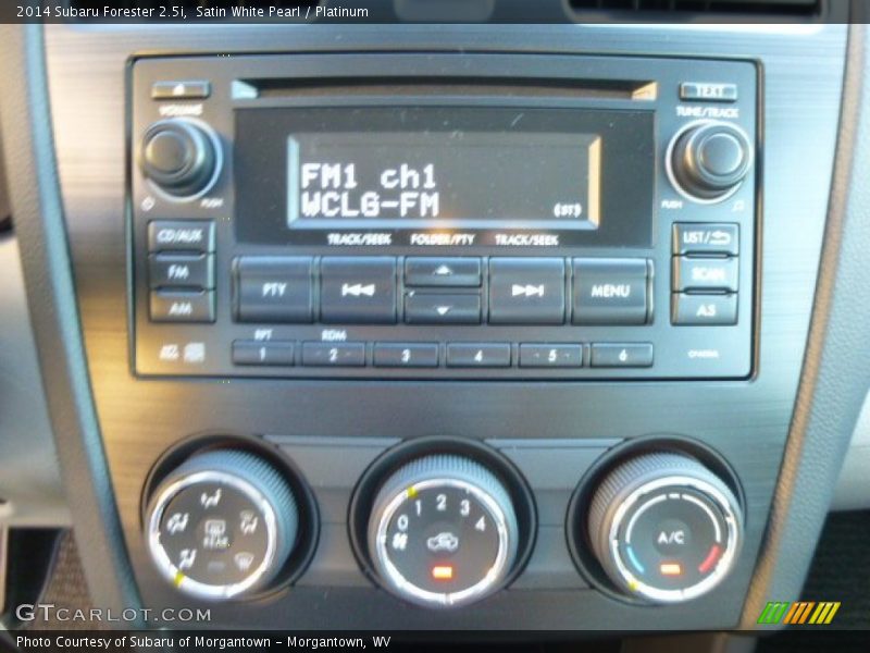 Satin White Pearl / Platinum 2014 Subaru Forester 2.5i