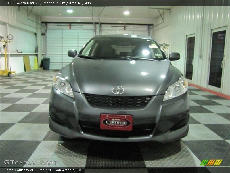 Magnetic Gray Metallic / Ash 2013 Toyota Matrix L