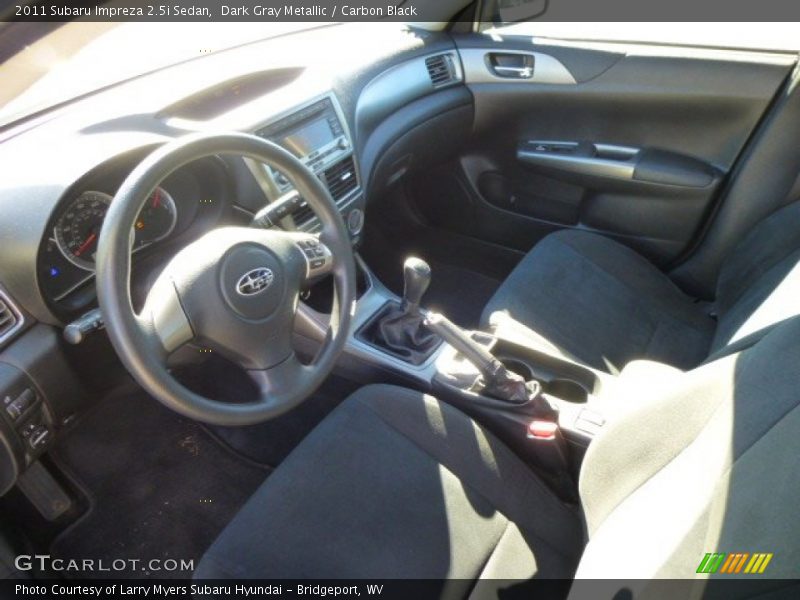 Dark Gray Metallic / Carbon Black 2011 Subaru Impreza 2.5i Sedan
