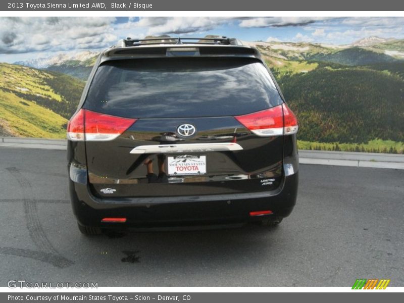 Black / Bisque 2013 Toyota Sienna Limited AWD