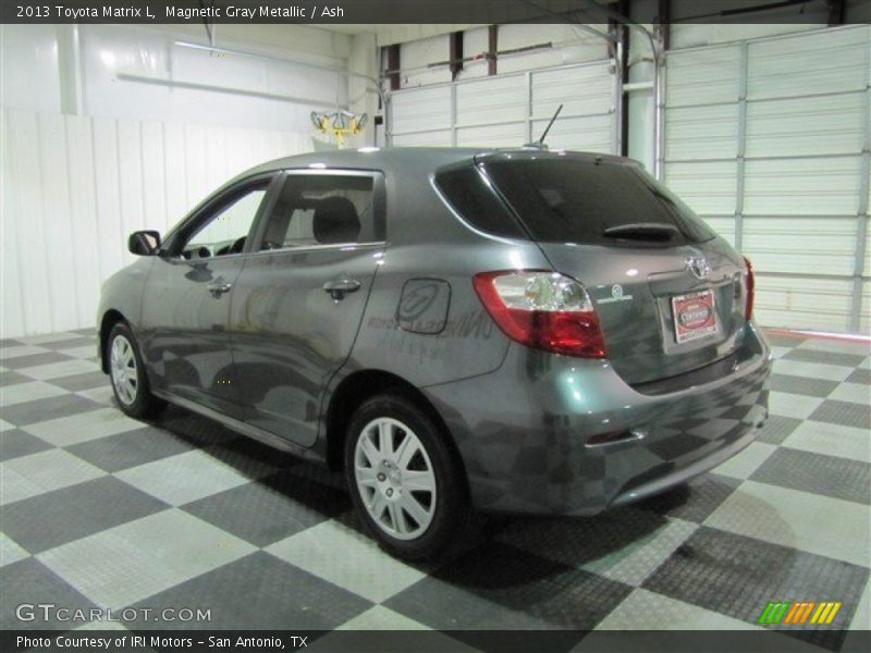 Magnetic Gray Metallic / Ash 2013 Toyota Matrix L