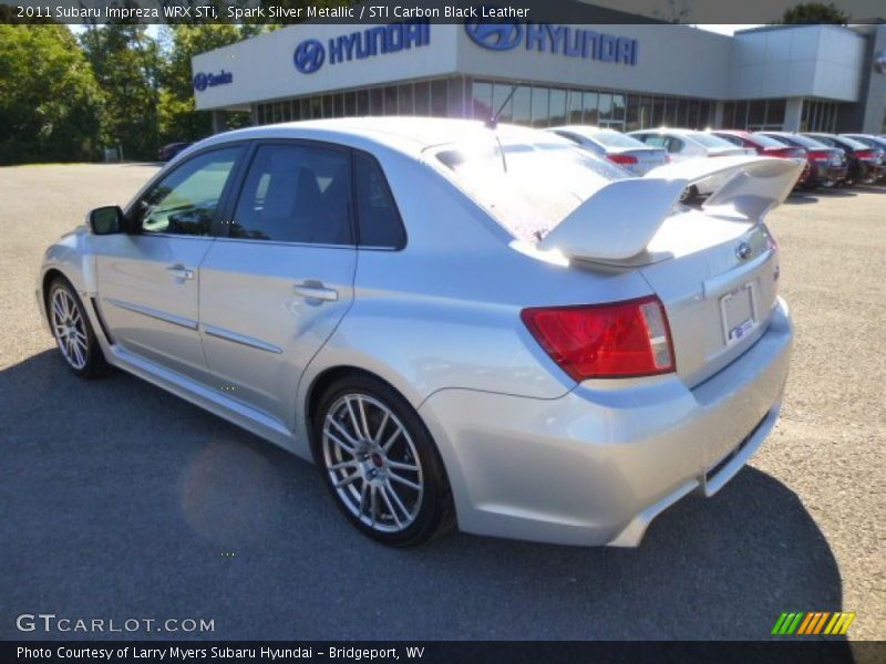Spark Silver Metallic / STI Carbon Black Leather 2011 Subaru Impreza WRX STi