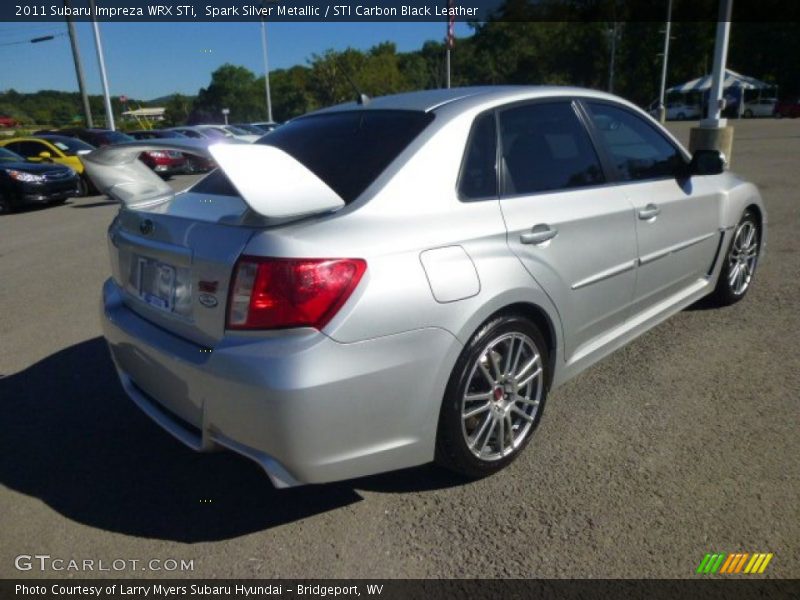 Spark Silver Metallic / STI Carbon Black Leather 2011 Subaru Impreza WRX STi