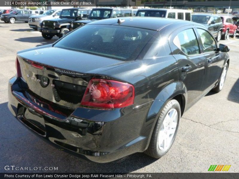 Black Clear Coat / Black 2014 Dodge Avenger SE