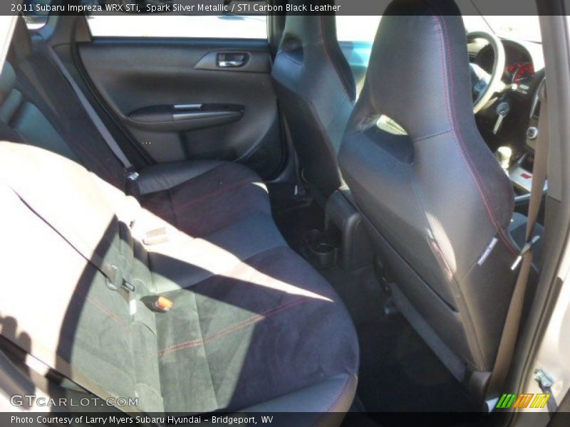Spark Silver Metallic / STI Carbon Black Leather 2011 Subaru Impreza WRX STi