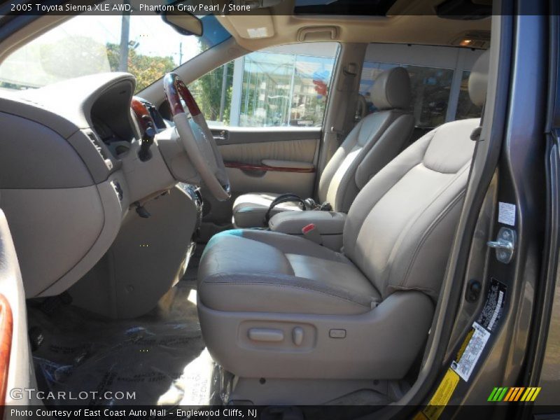Phantom Gray Pearl / Stone 2005 Toyota Sienna XLE AWD