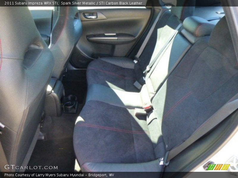 Spark Silver Metallic / STI Carbon Black Leather 2011 Subaru Impreza WRX STi